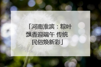 河南淮滨：粽叶飘香迎端午 传统民俗焕新彩