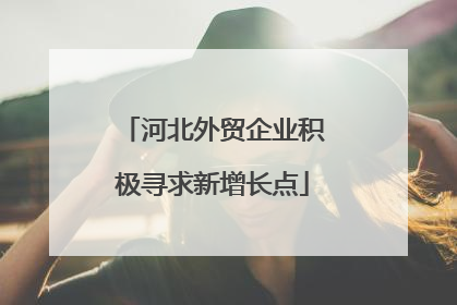 河北外贸企业积极寻求新增长点
