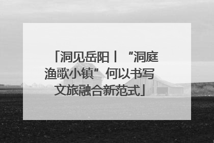 洞见岳阳丨“洞庭渔歌小镇”何以书写文旅融合新范式