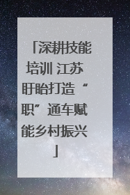 深耕技能培训 江苏盱眙打造“职”通车赋能乡村振兴