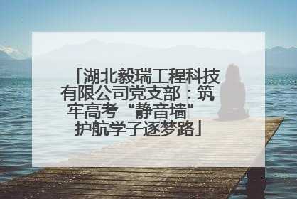 湖北毅瑞工程科技有限公司党支部：筑牢高考“静音墙” 护航学子逐梦路