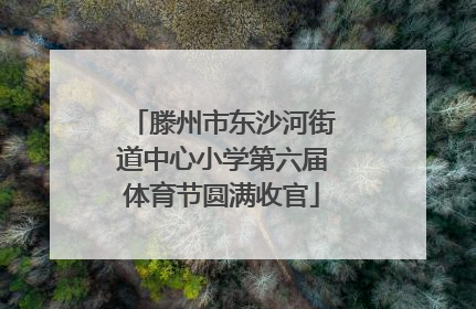 滕州市东沙河街道中心小学第六届体育节圆满收官