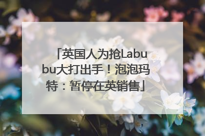 英国人为抢Labubu大打出手！泡泡玛特：暂停在英销售