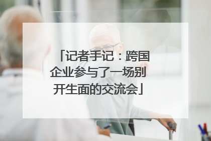 记者手记：跨国企业参与了一场别开生面的交流会