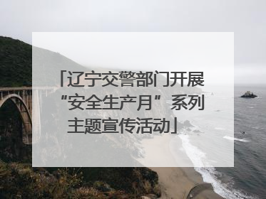 辽宁交警部门开展“安全生产月”系列主题宣传活动