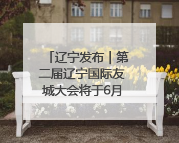 辽宁发布｜第二届辽宁国际友城大会将于6月12日至13日在沈阳举办