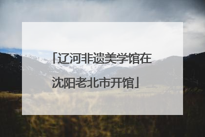 辽河非遗美学馆在沈阳老北市开馆