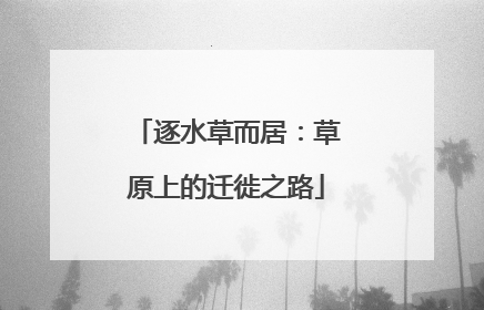 逐水草而居：草原上的迁徙之路
