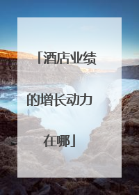 酒店业绩的增长动力在哪
