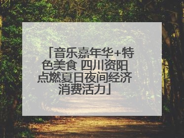 音乐嘉年华+特色美食 四川资阳点燃夏日夜间经济消费活力