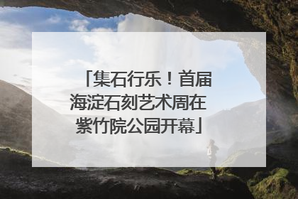 集石行乐！首届海淀石刻艺术周在紫竹院公园开幕