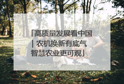 高质量发展看中国｜农机换新有底气 智慧农业更可观