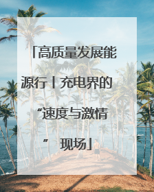 高质量发展能源行丨充电界的 “速度与激情” 现场