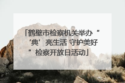 鹤壁市检察机关举办“‘典’亮生活 守护美好”检察开放日活动