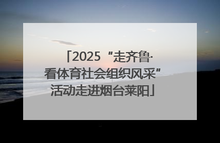 2025“走齐鲁·看体育社会组织风采”活动走进烟台莱阳