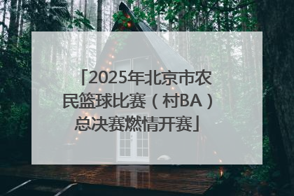 2025年北京市农民篮球比赛（村BA）总决赛燃情开赛