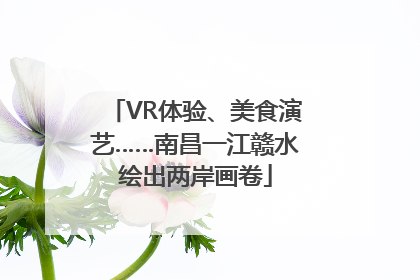 VR体验、美食演艺……南昌一江赣水绘出两岸画卷